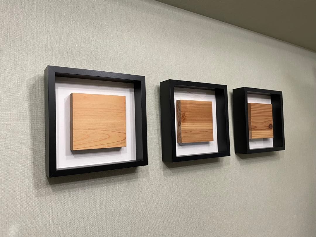 【3点セット】ウッド アートフレーム 北欧 ジャパンディ ホテルライク