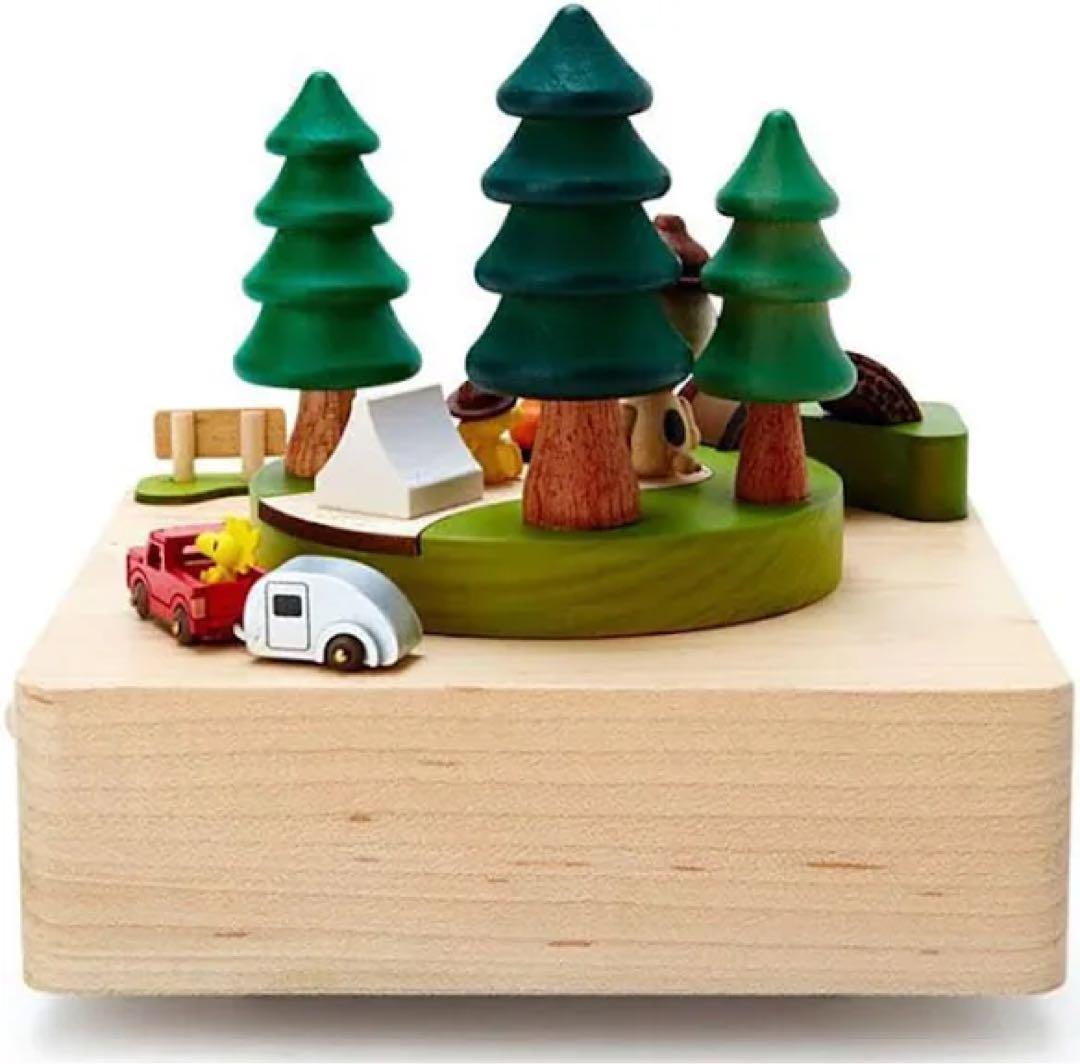 オルゴール Wooderful life Snoopy WOODEN MUSIC BOX