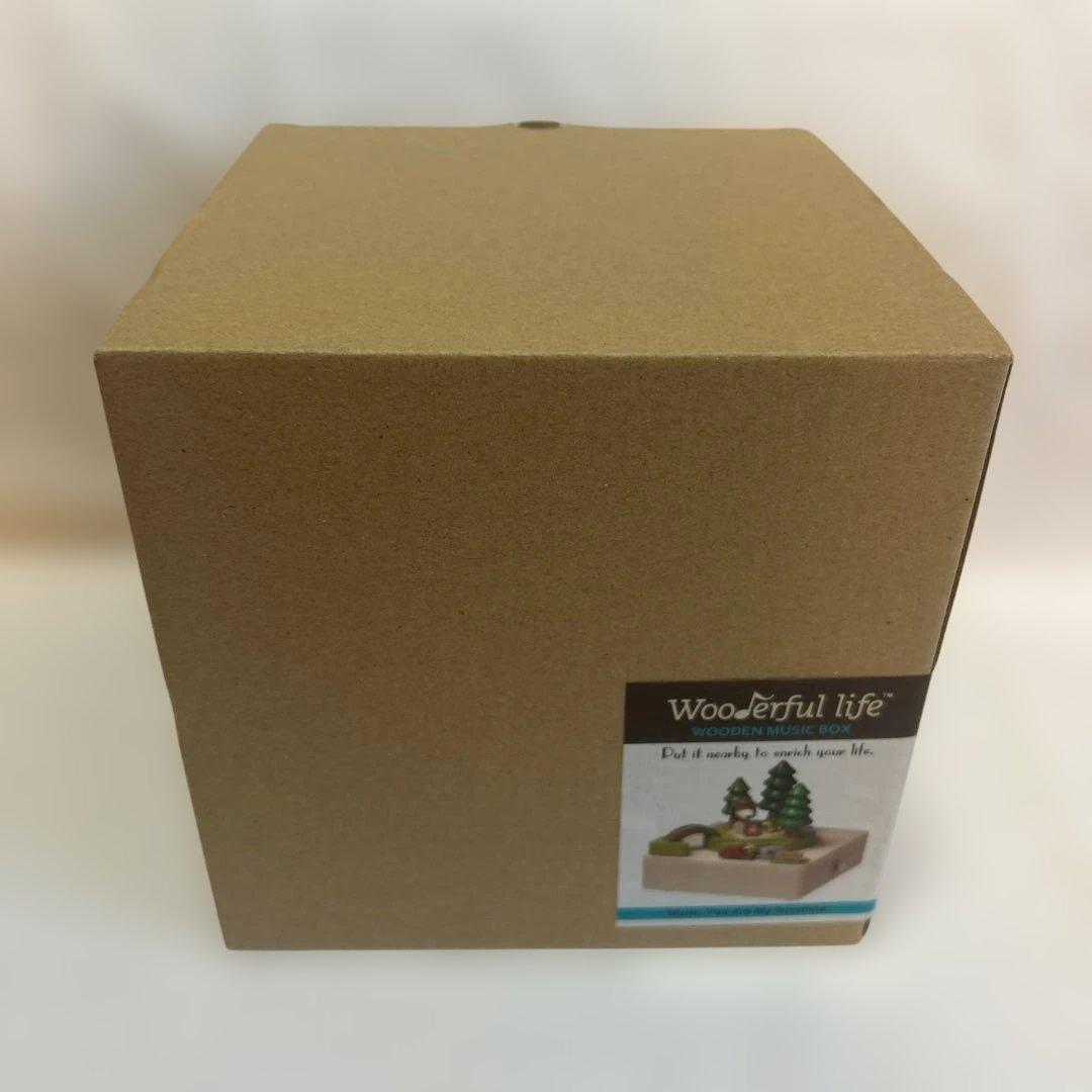 オルゴール Wooderful life Snoopy WOODEN MUSIC BOX