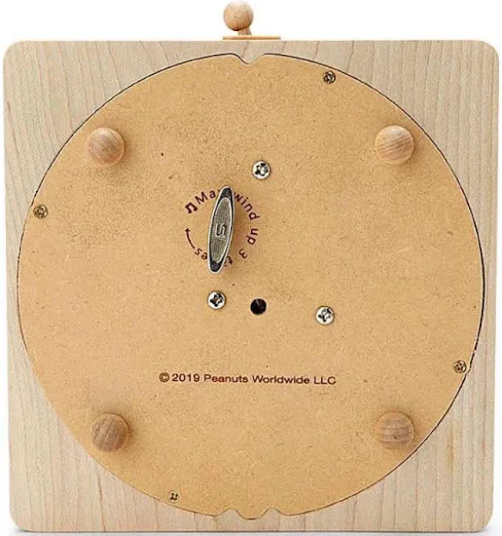オルゴール Wooderful life Snoopy WOODEN MUSIC BOX