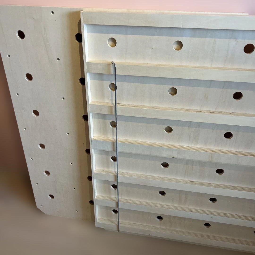 無印良品　パイン材ミドルベッド シンプルデザイン