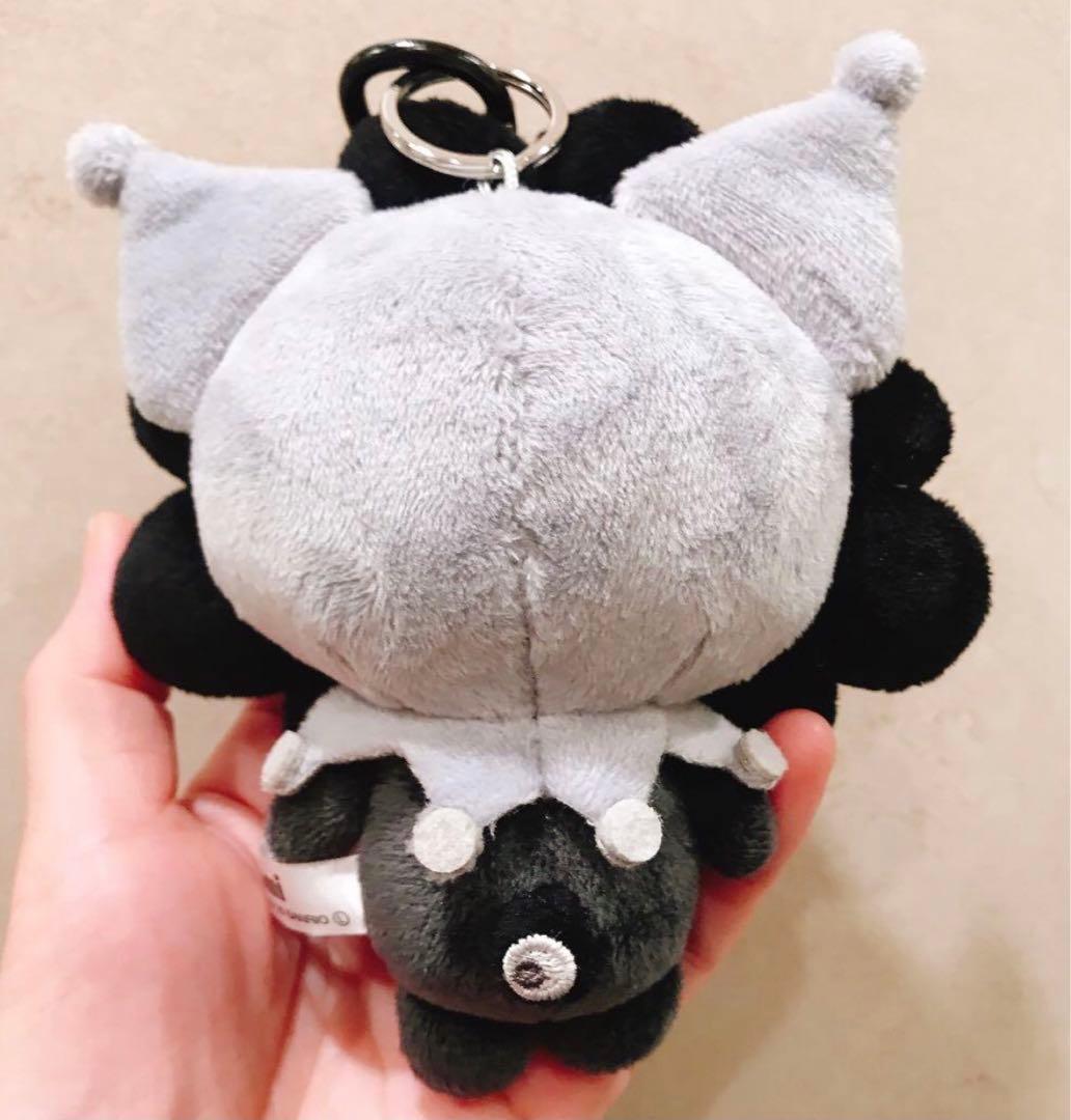 クロミ ぬいぐるみ サンリオ 黒 ミャクミャク ♡ カラビナ 付き BC
