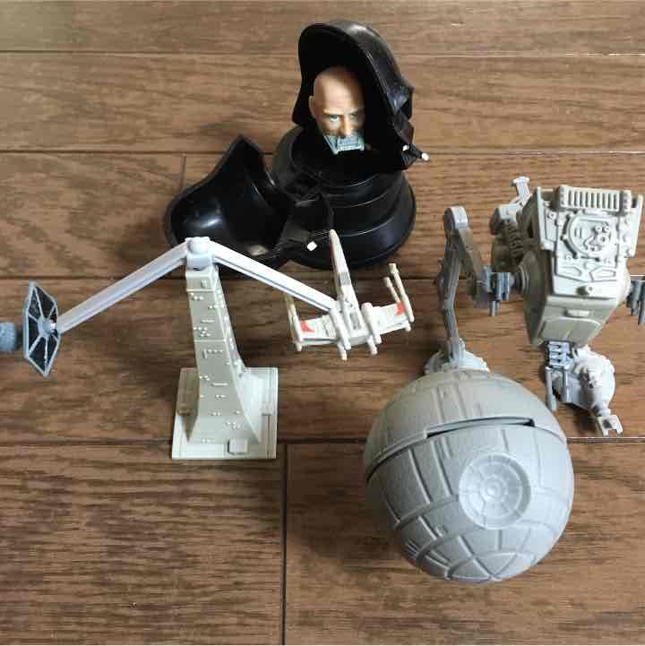 スターウォーズ【KFCおまけ】3種プラスジャンク1種☆STARWARS☆色焼け