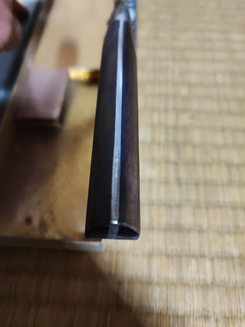 業務用ツバ付き黒丹柄 牛刀 300mm