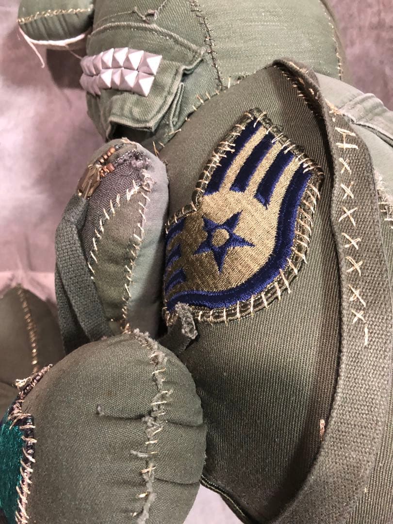 readymade　パッチワークベア大　完全非売品　世界１点　刺繍サイン入り