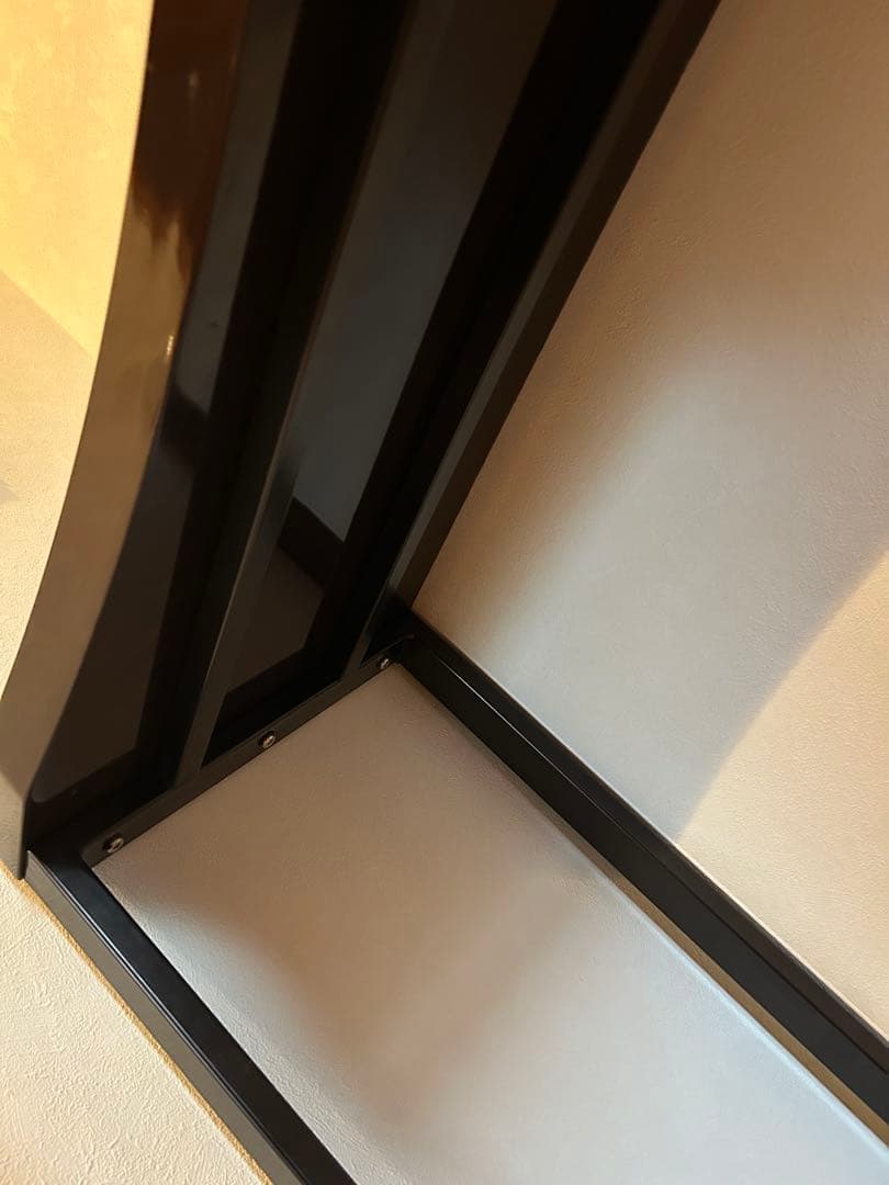 ネイルデスク　ネイルテーブル　カーブデザインデスク　キャスター付き