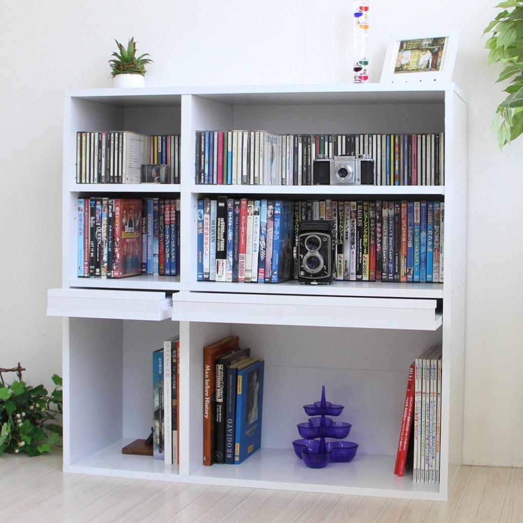 《新品・送料無料》ディスプレイラック フラップチェスト 2枚扉+オープンラック