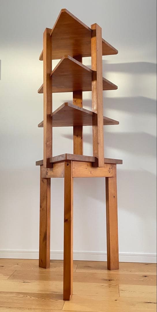 木製シェルフ　高さ約150センチ