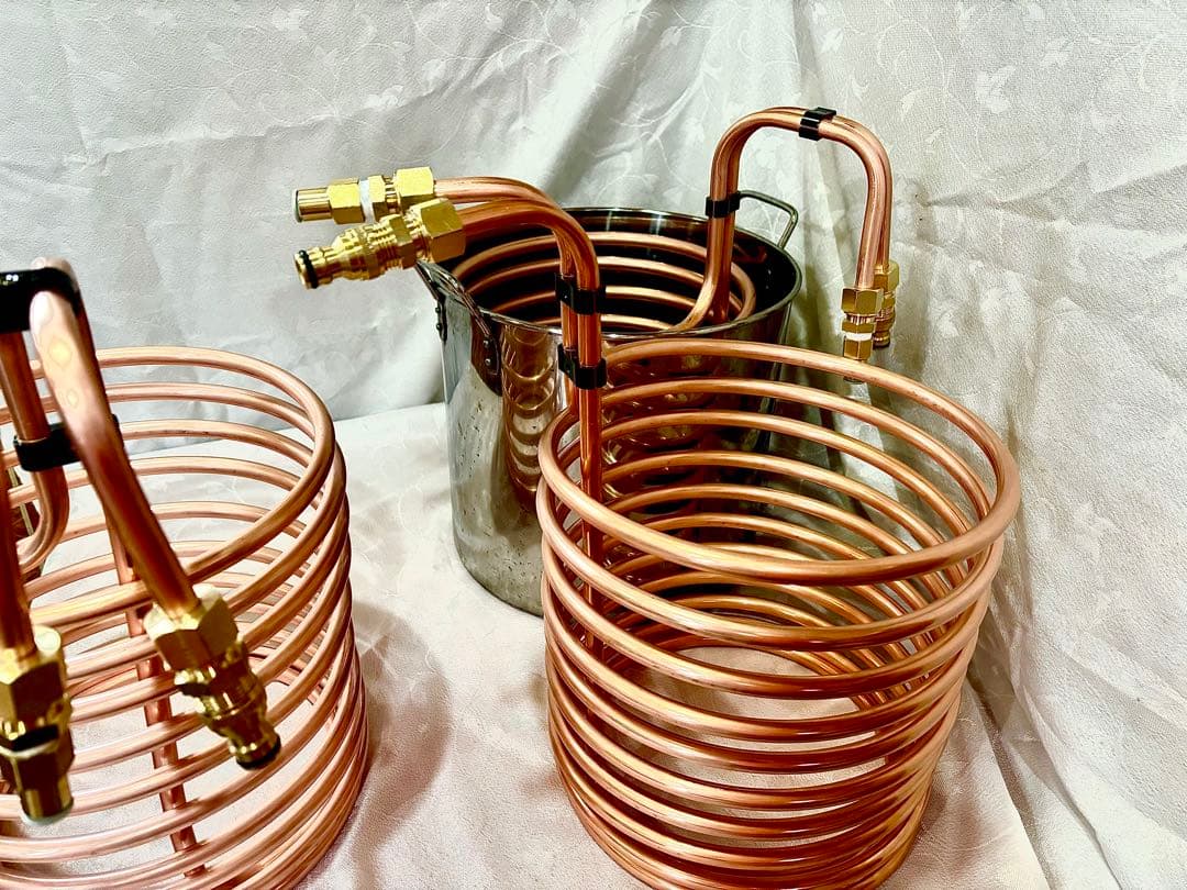 ラーメン屋さん必見　スープ冷却チラー　30〜35cm寸胴用 12パイ銅配管