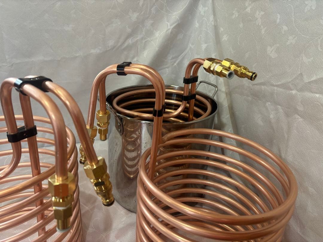 ラーメン屋さん必見　スープ冷却チラー　30〜35cm寸胴用 12パイ銅配管