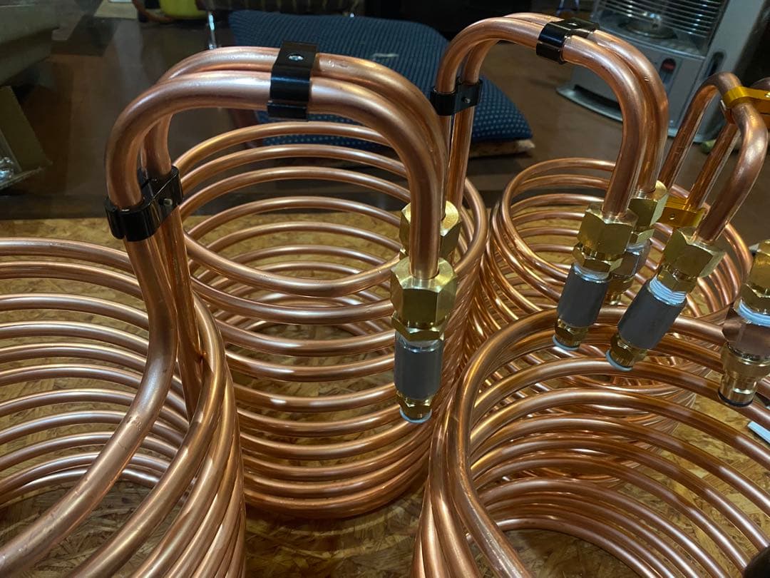 ラーメン屋さん必見　スープ冷却チラー　30〜35cm寸胴用 12パイ銅配管