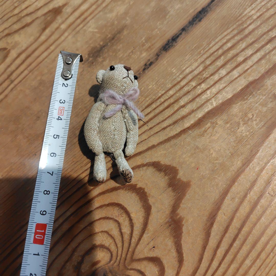 ハンドメイド 小さなテディベア 作家さま