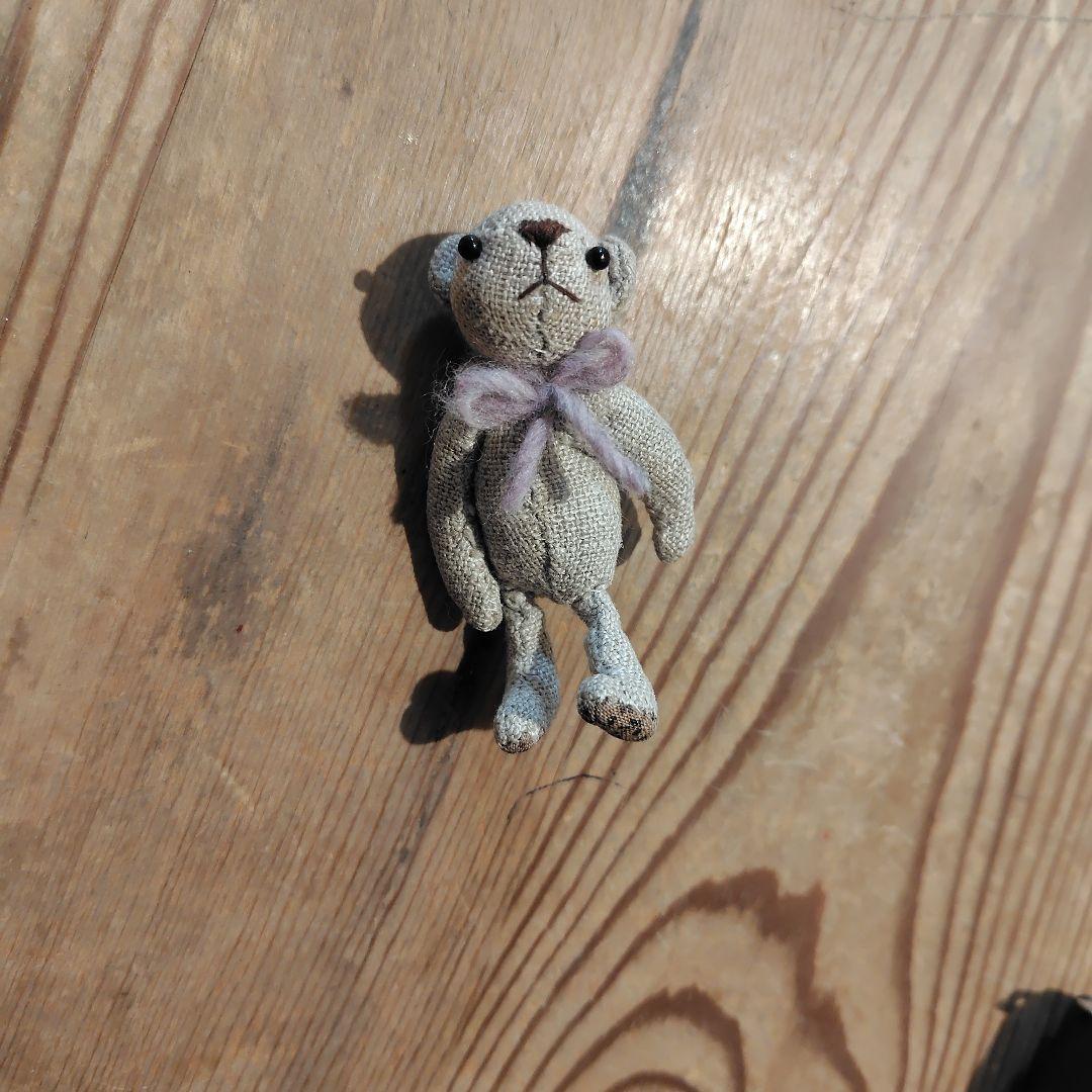 ハンドメイド 小さなテディベア 作家さま