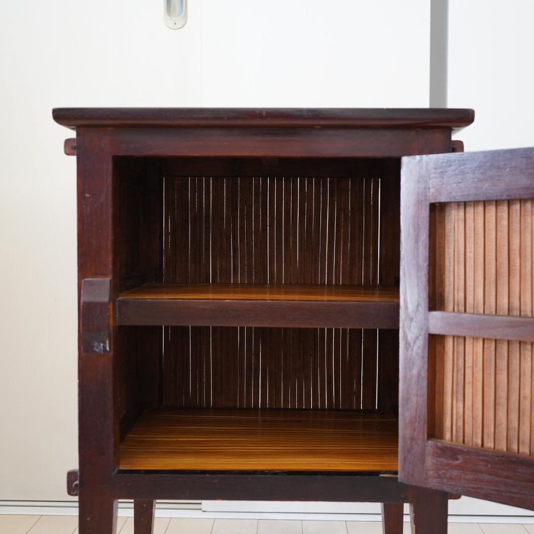 アジアンヴィンテージ　ラタンキャビネット　※直接引き取りで3000円お値引き※