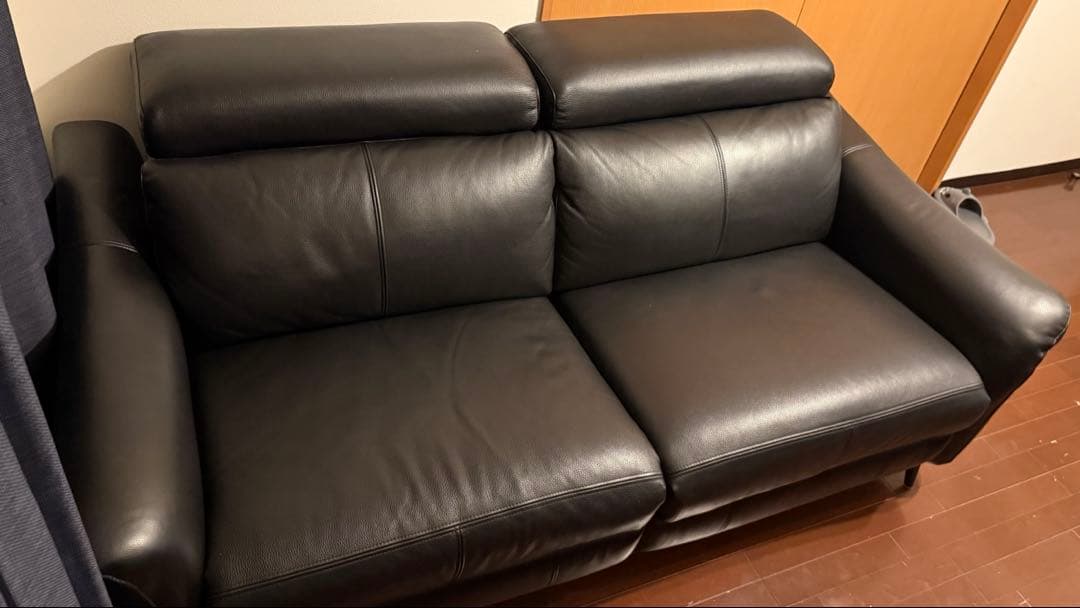 ヤマダオリジナル 電動リクライニングソファ「YES140004BK3P」ブラック