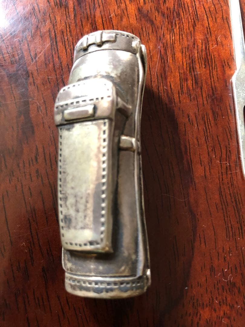 ゴルフモチーフ　シルバー製　フルーツフォークセット