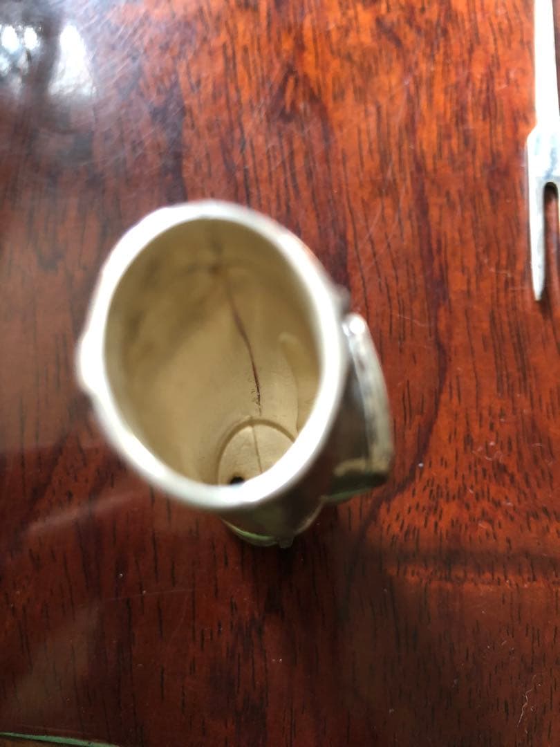 ゴルフモチーフ　シルバー製　フルーツフォークセット