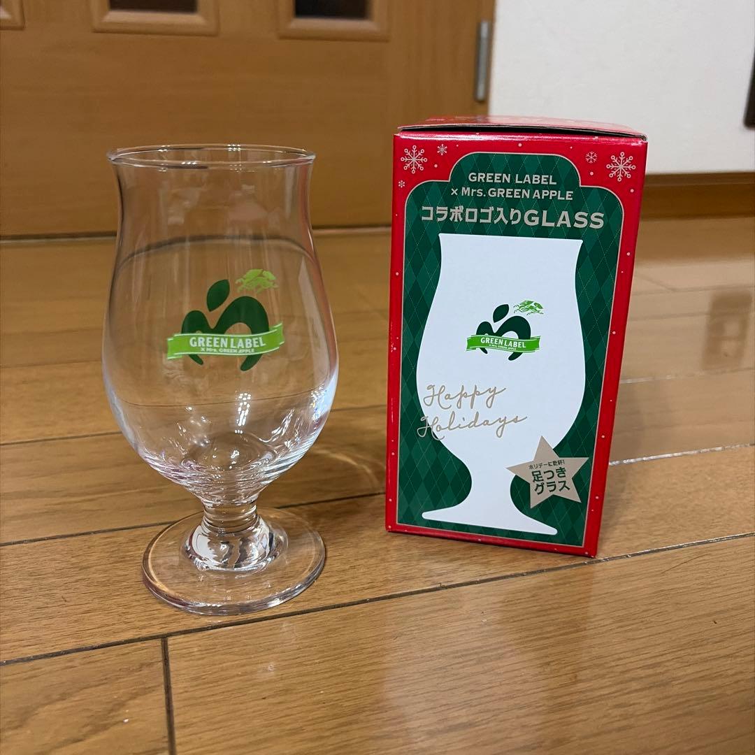 ミセスグリーンアップル グリーンラベル 足つきグラス ホリデー - メルカリ