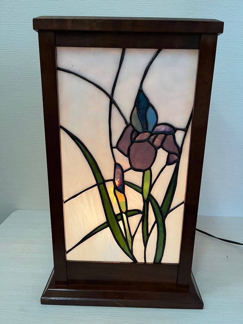 ステンドグラス《行燈》電気スタンド