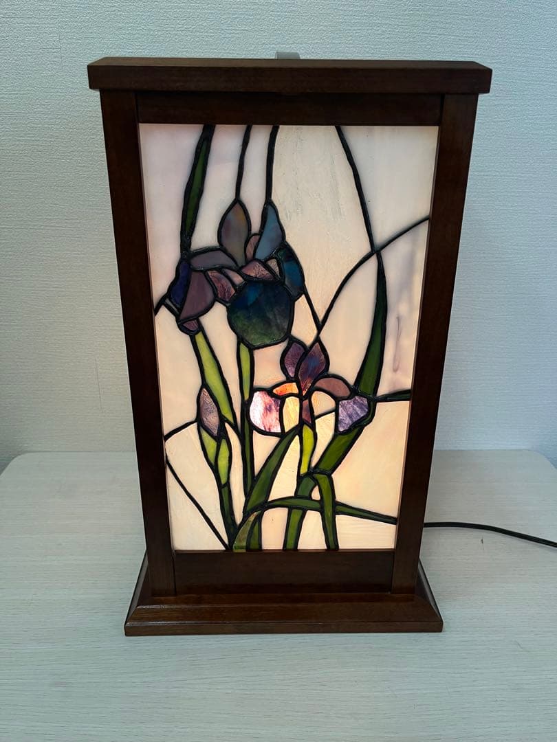 ステンドグラス《行燈》電気スタンド