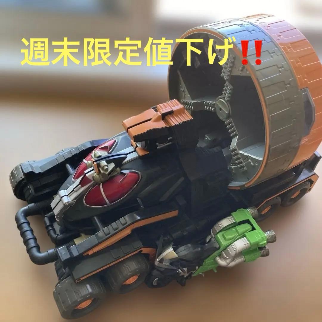 仮面ライダーダブルDXリボルギャリー 回転ドラム付き - メルカリ