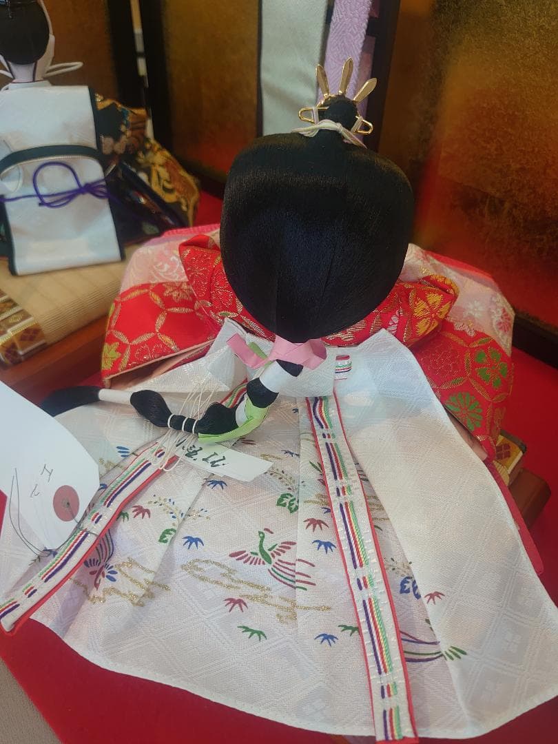 ○タイムセール○新品○ おひなさまフルセット さくら柄金襴衣装と金