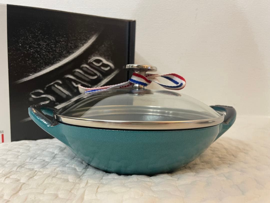 〈新品〉ストウブ　ベビーウォック　ミント