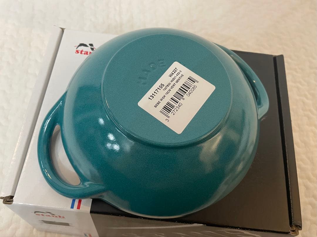 〈新品〉ストウブ　ベビーウォック　ミント