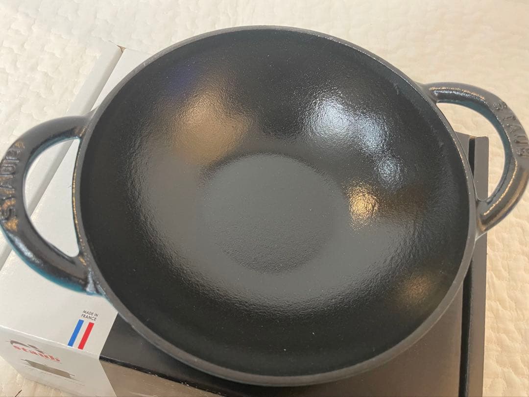 〈新品〉ストウブ　ベビーウォック　ミント