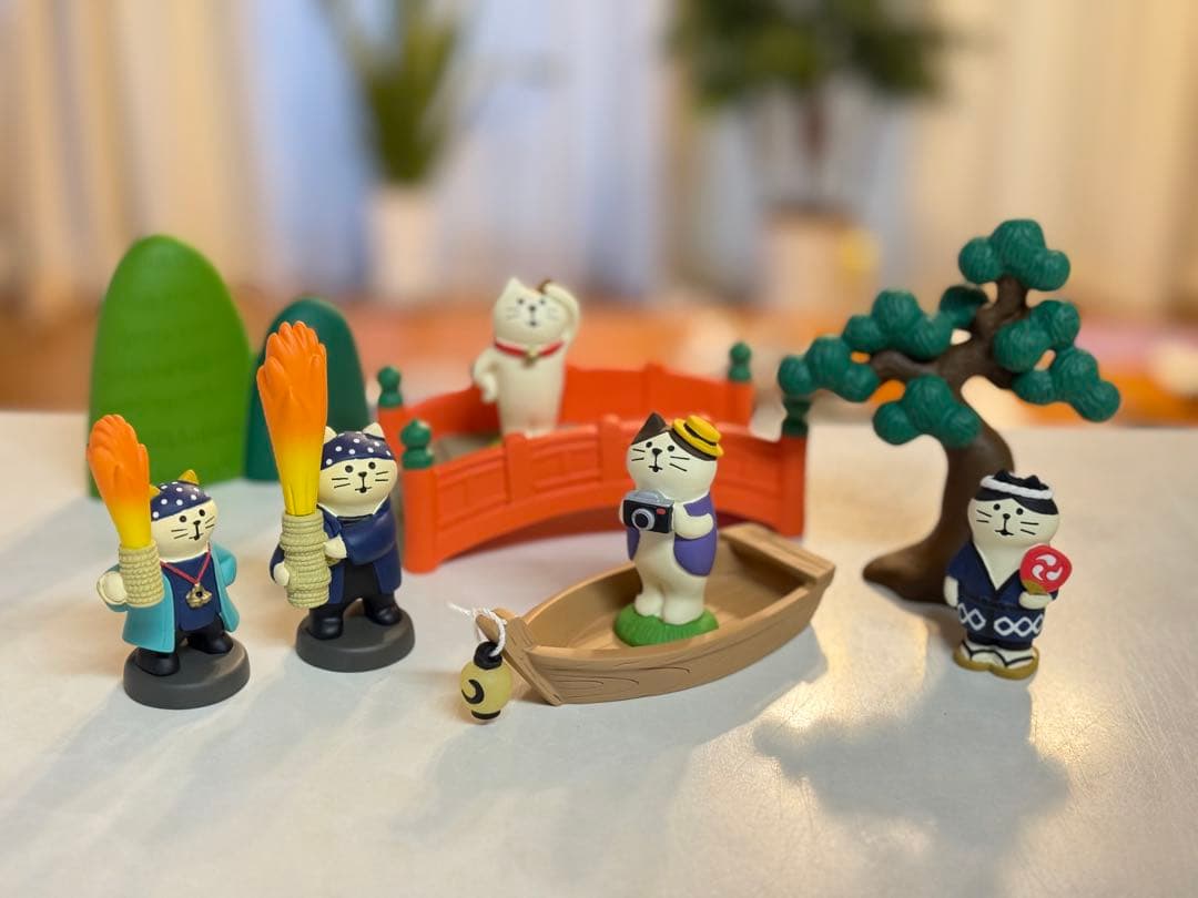 コンコンブル オリジナルマスコット5点＋小物4点 花火大会セット