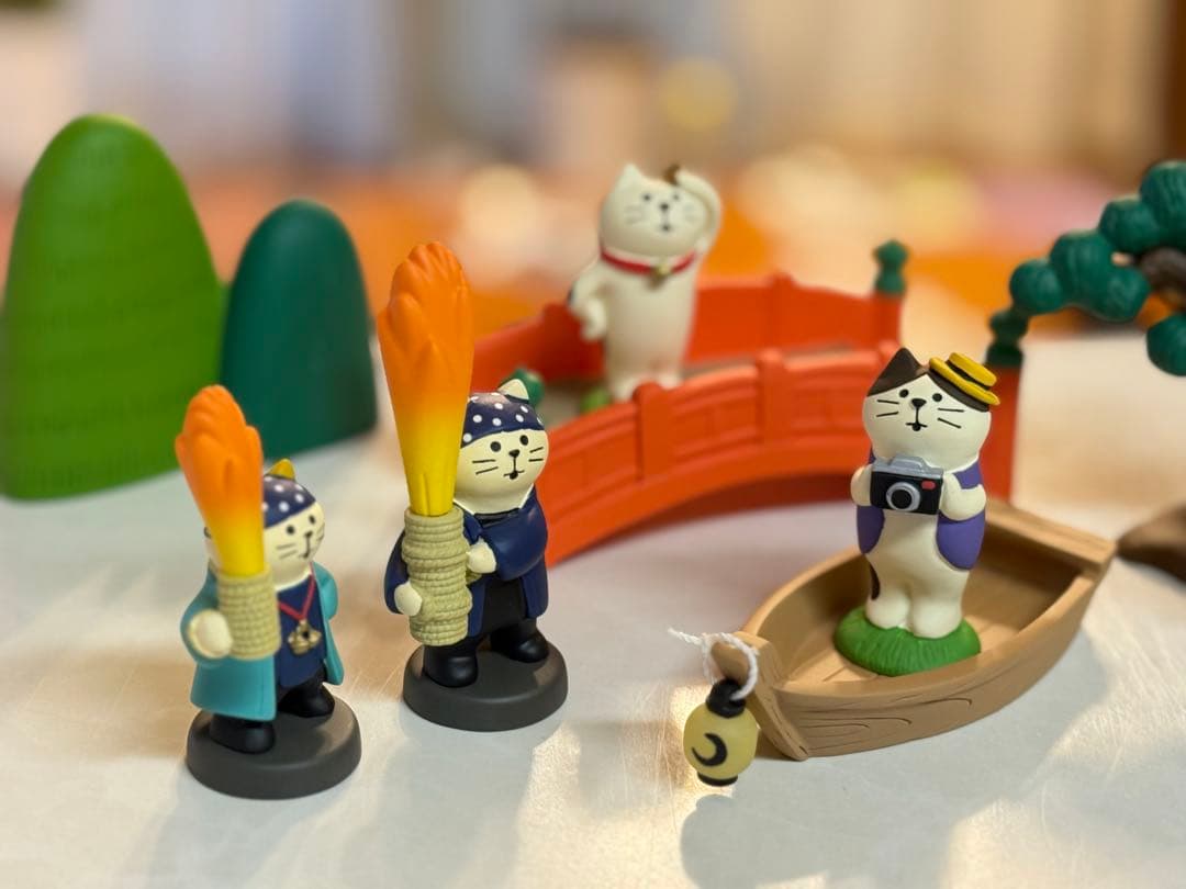 コンコンブル オリジナルマスコット5点＋小物4点 花火大会セット