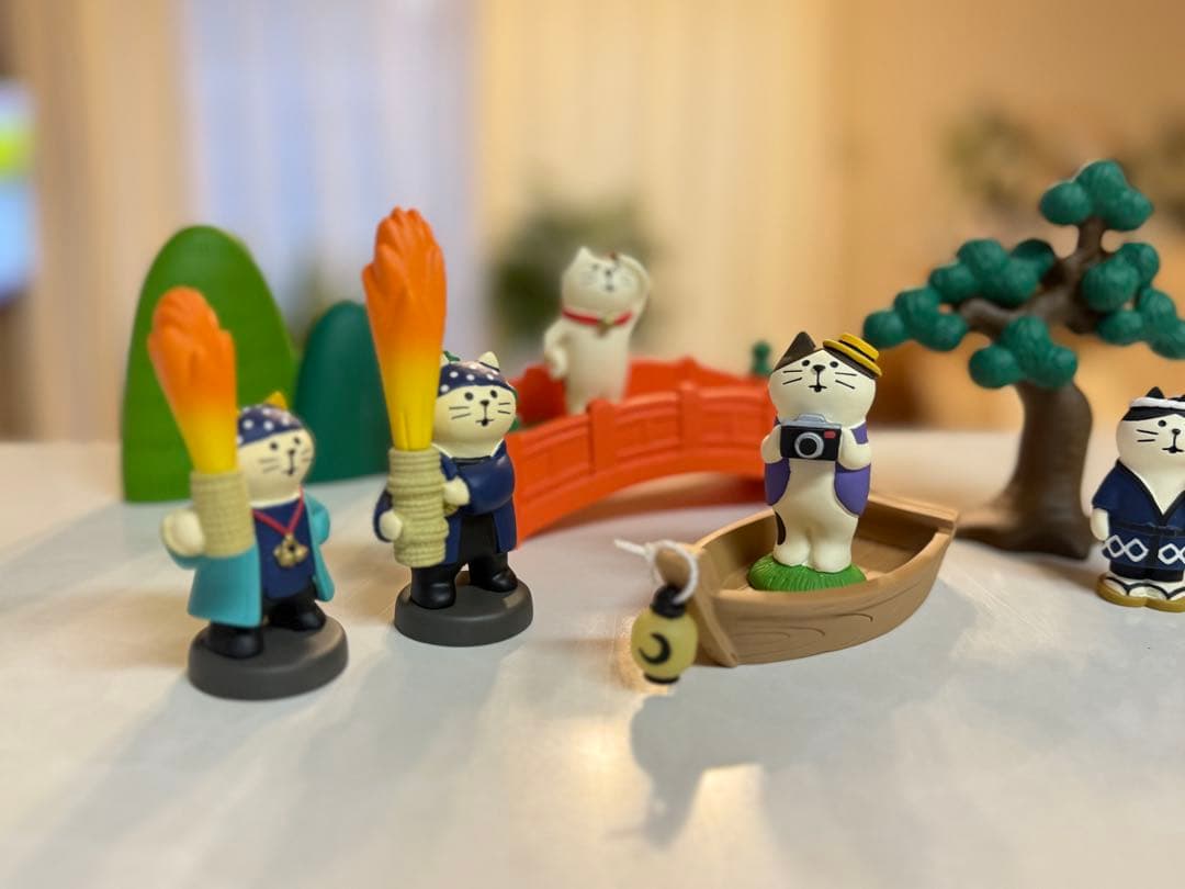 コンコンブル オリジナルマスコット5点＋小物4点 花火大会セット