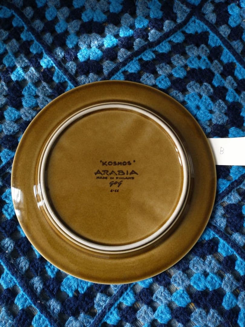 ARABIA/アラビア Kosmos/コスモス 20cmプレートB
