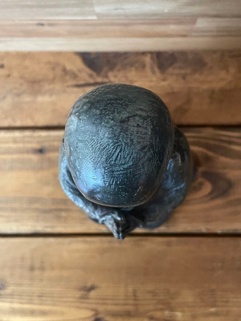 友沢正彦　ブロンズ彫刻像　祈り