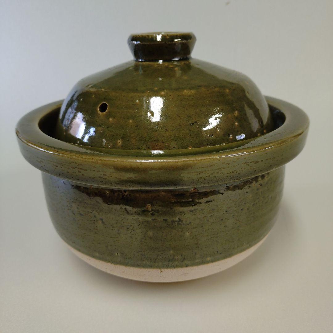 信楽焼 　手作り　3合用ご飯炊き土鍋