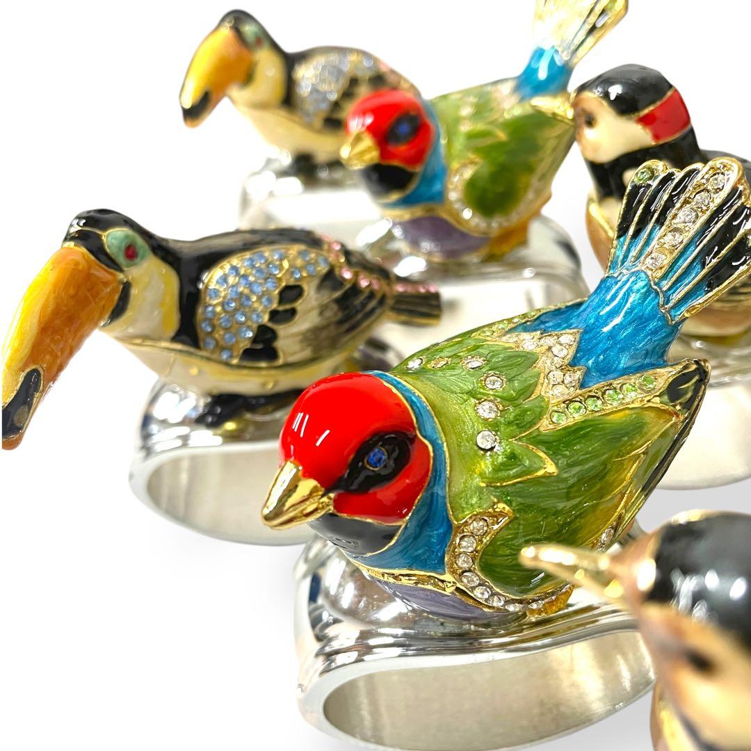 R*9様 【入手困難】Hans Turnwald 鳥のナプキンリング 8P