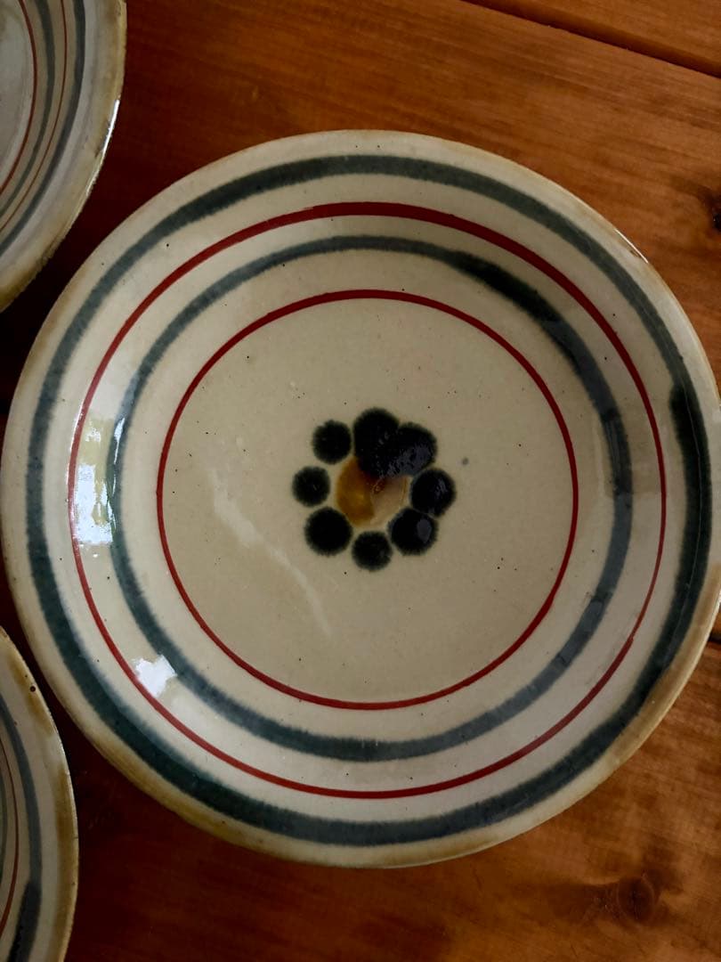 稀少ビンテージ　やちむん 壺屋焼　皿　鉢4客セット