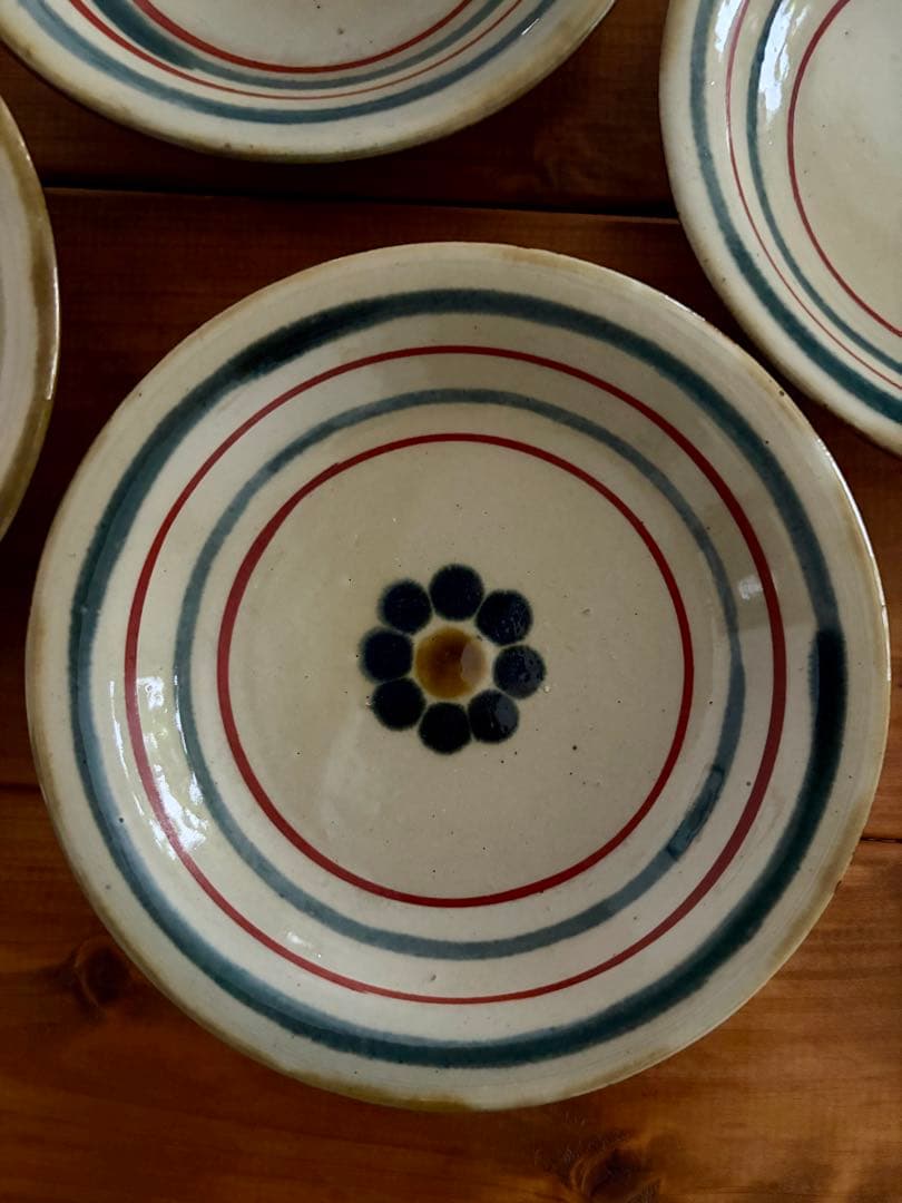稀少ビンテージ　やちむん 壺屋焼　皿　鉢4客セット