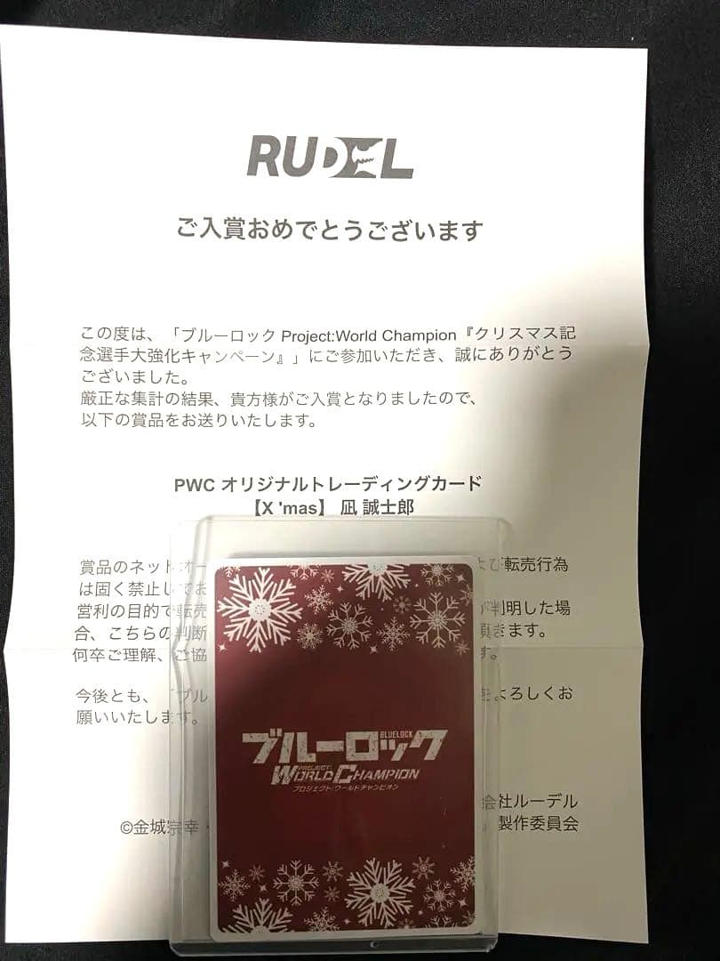 【3点セット】ブルーロックPWC アクスタ+トレカ 凪玲央 帝襟アンリ