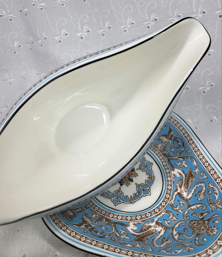 未使用近✨ウエッジウッド フロレンティーンターコイズ ソースボード