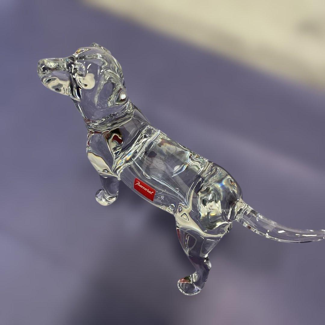 バカラ　フィギュリン　クリスタル　ラブラドール