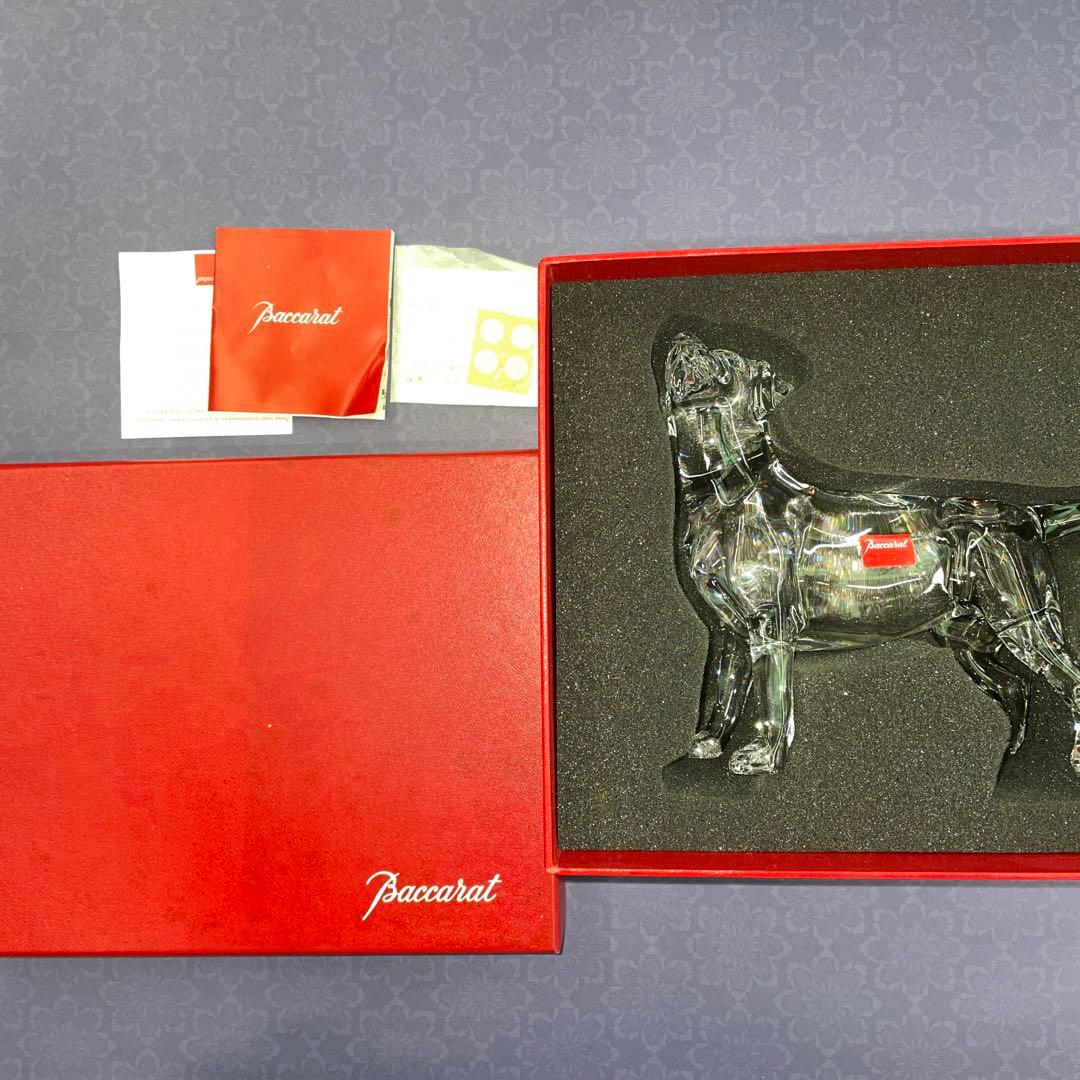 バカラ　フィギュリン　クリスタル　ラブラドール