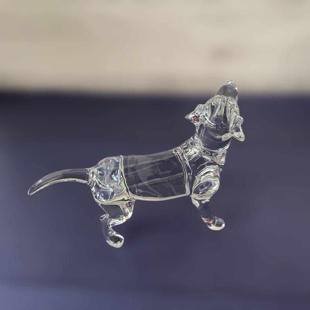 バカラ　フィギュリン　クリスタル　ラブラドール