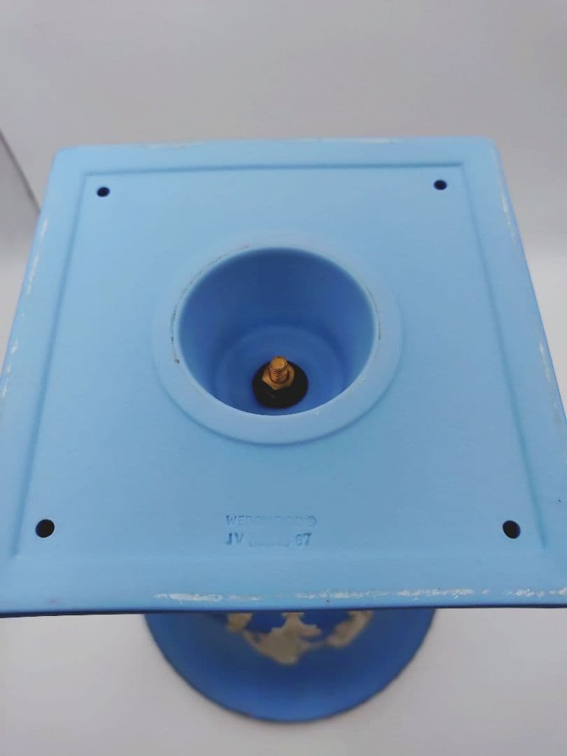 4-475ウェッジウッド ジャスパー 花瓶 フラワーベース 飾り壺