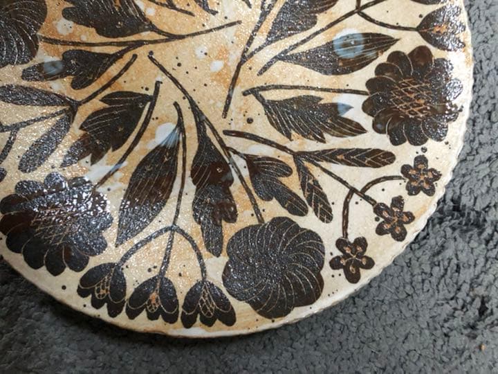 鹿児島睦 皿 輪花 新品