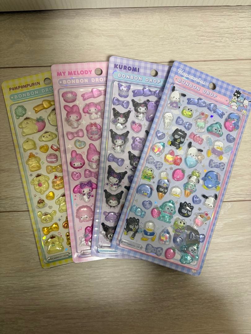国内正規品 ボンボンドロップシール サンリオ ８種セット第2弾コンプリート