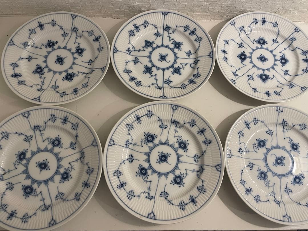 ロイヤルコペンハーゲン プレインプレート6枚