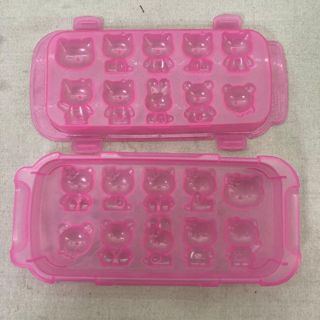 1998，2010年製】サンリオ ハローキティ 製菓 型 キティ 顔 シリコン