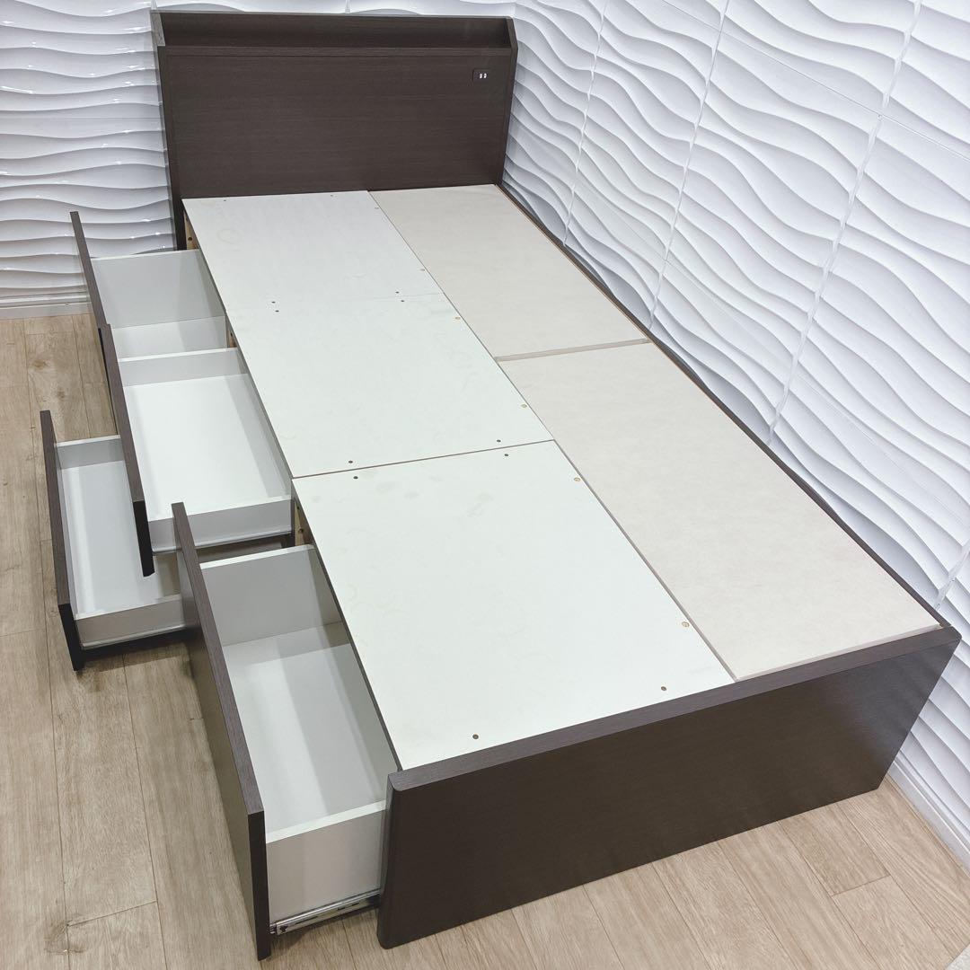 ◇ニトリ◇ベッドフレーム◇収納コンセント付◇シングル◇大阪兵庫京都奈良滋賀和歌山