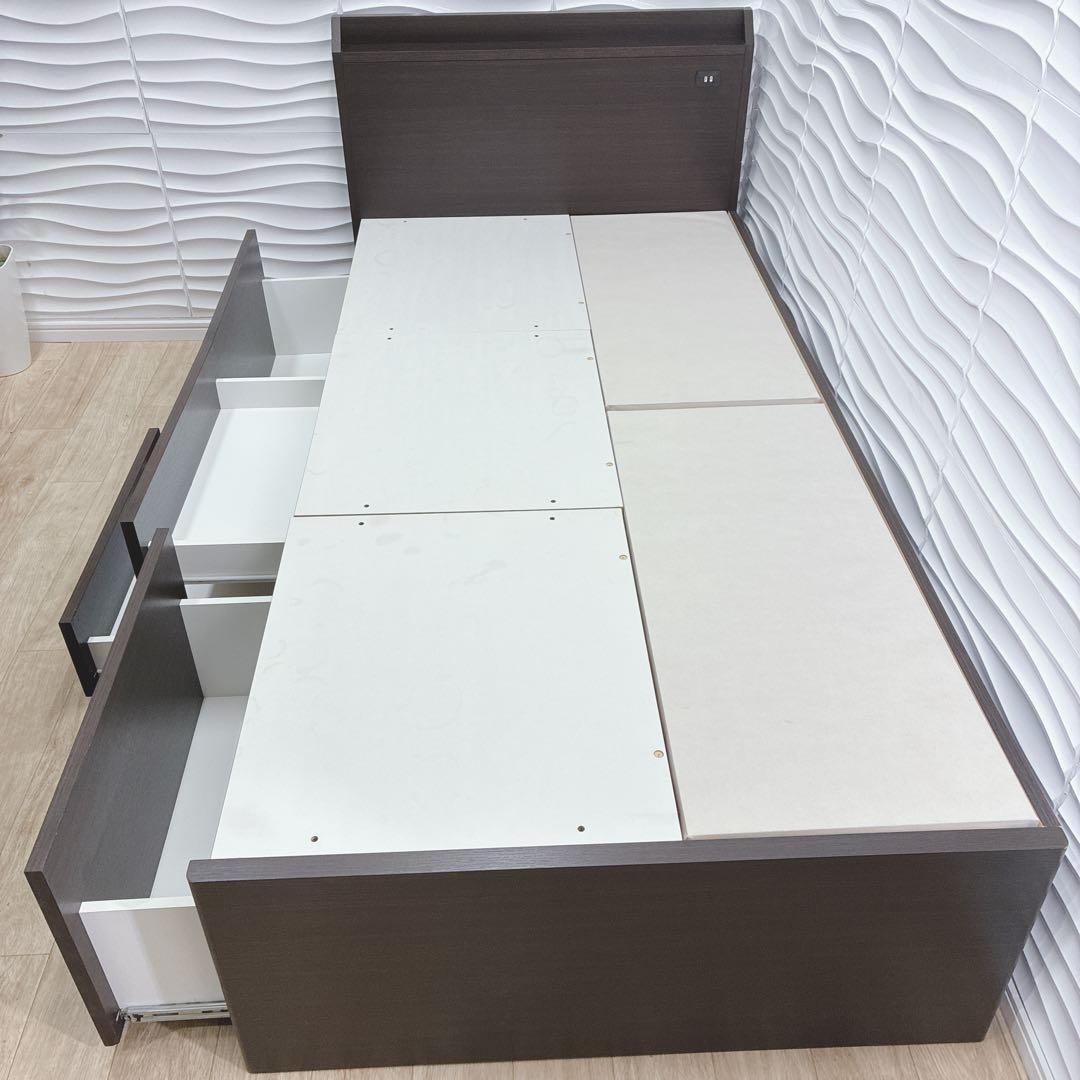 ◇ニトリ◇ベッドフレーム◇収納コンセント付◇シングル◇大阪兵庫京都奈良滋賀和歌山